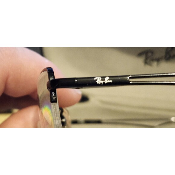 Ray-Ban RB 6216 Eyeglass Frames – Black 54□17 140 with Case – No Lenses - Picture 7 of 12